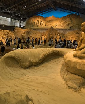 砂の国、鳥取県にある世界で唯ひとつの美術館、「砂の美術館」に行ってきた