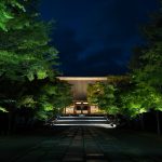 京都の世界遺産、仁和寺で初めて行われた青もみじライトアップに行ってきた